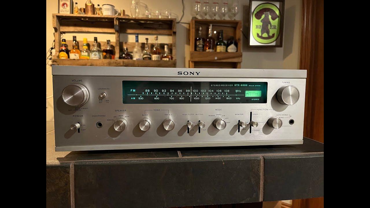 Vintage Stereo Receiver Review - 1969 Sony STR 6050 Stereo Receiver