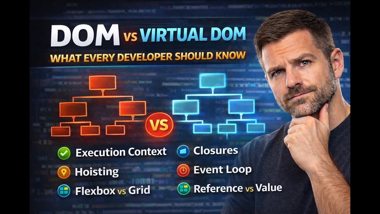 DOM vs Virtual DOM: What Actually Matters #javascript #webdevelopment #frontend #programming