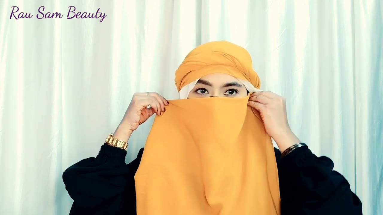 Trending Arabic Hijab 🥰 Styles With Niqab | Niqab Hijab Tutorial |beautiful Arabian Hijab 2024 |