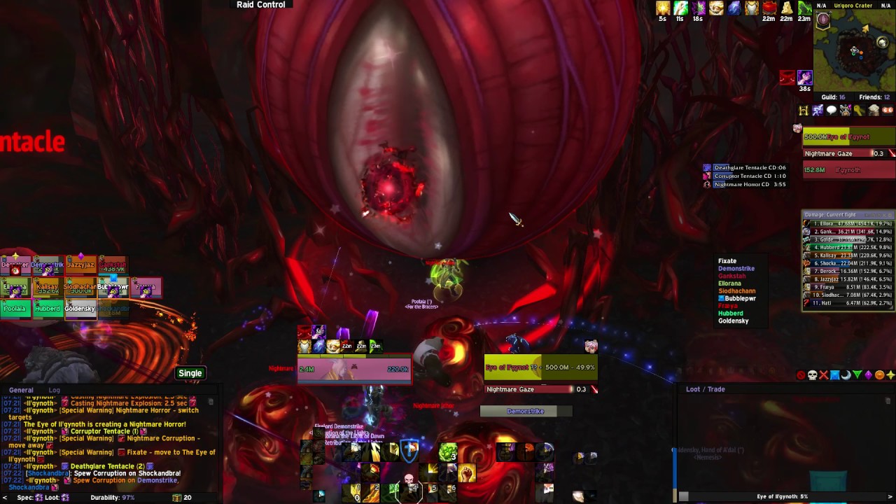 Retribution of the Light Guild - Il'gynoth, Heart of Corruption Kill
