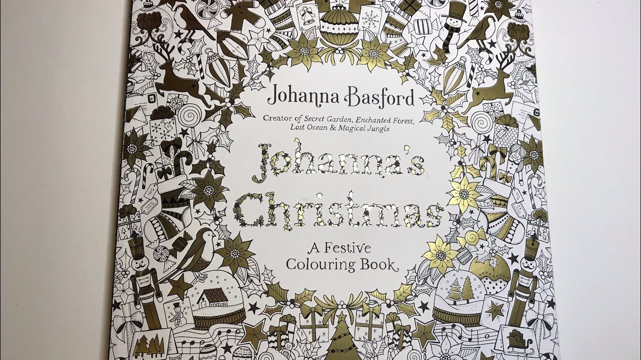 Colouring a page in Johanna’s Christmas | Part 1 | Adult Colouring