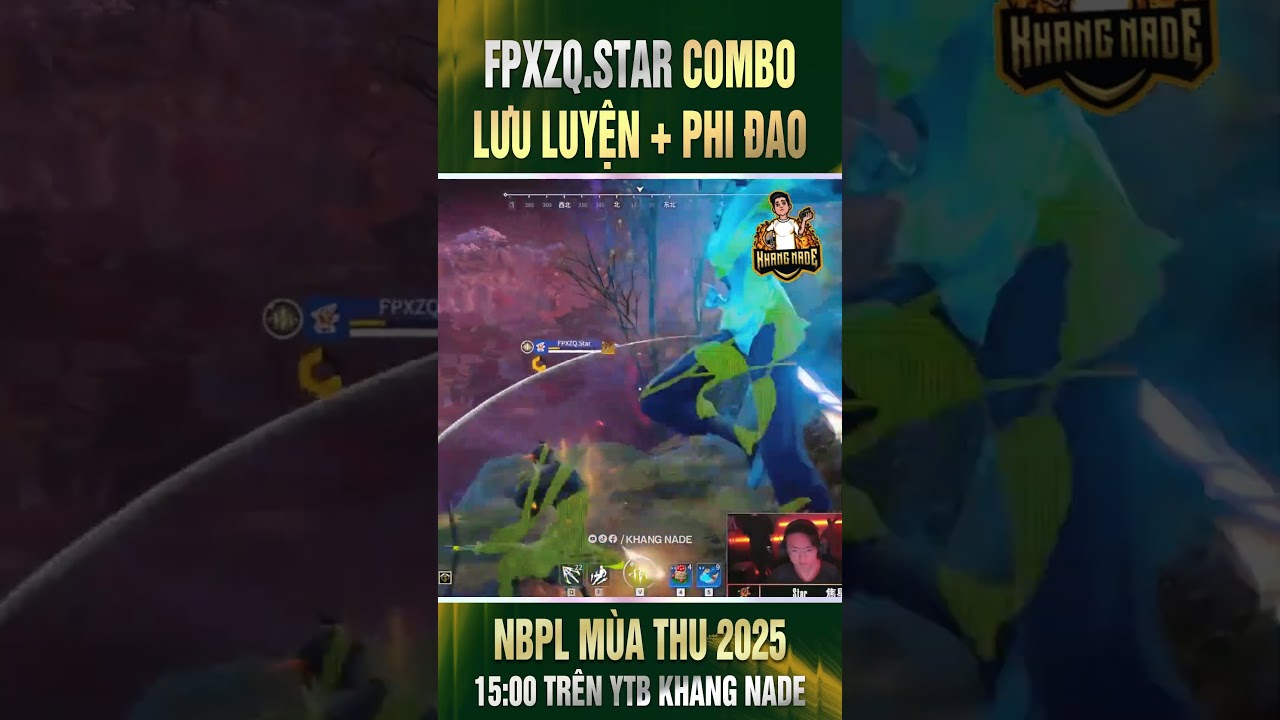 FPXZQ.Star dạy bạn combo Lưu Luyện vs Phi Đao #narakavietnam #naraka #narakabladepoint #khangnade