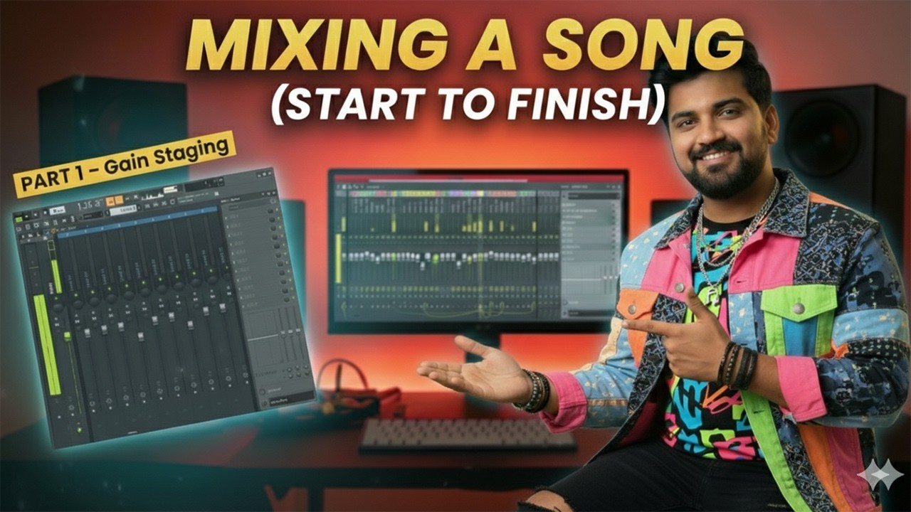 Mixing A Song ( Start To Finish ) l Part 1 - Gain Staging l Complete Song Mixing Tutorial l