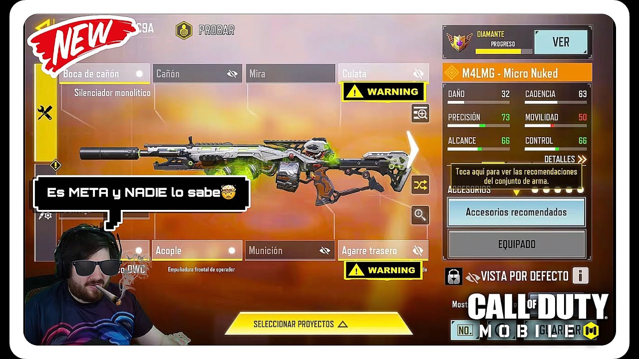 LA M4LMG DEL OSO es UN INSULTO LO QUE PEGA🔥| CALL OF DUTY MOBILE |