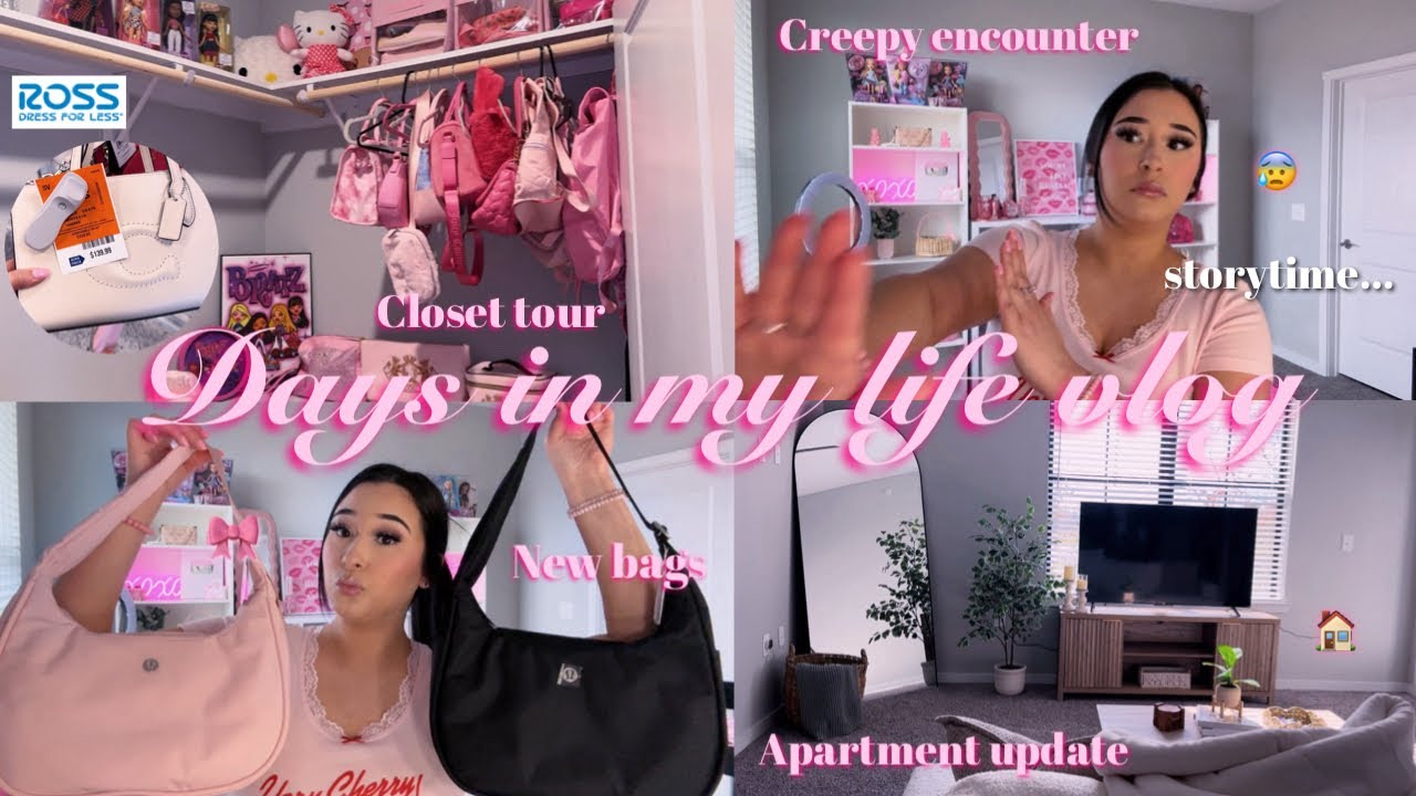 VLOG: ♡ apartment update, closet tour, shopping, visiting family, scary encounter, & new Amazon rug