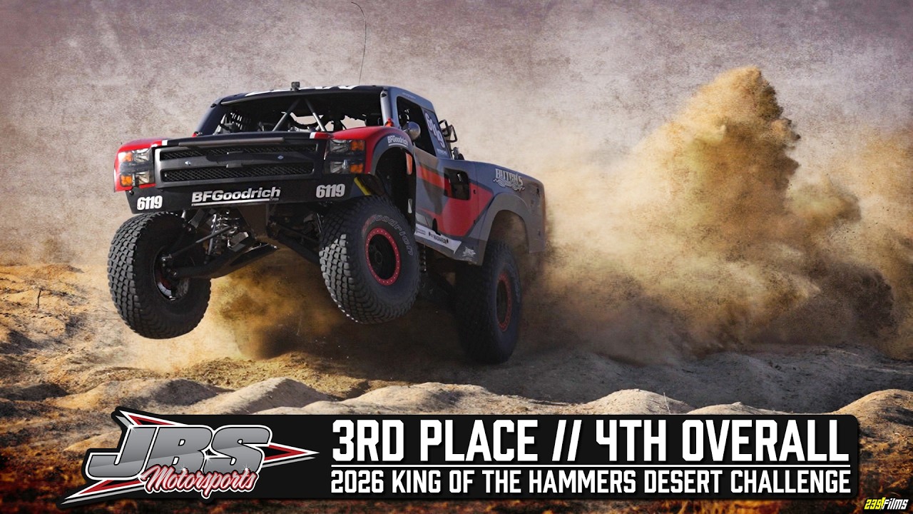 JBS Motorsports PODIUMS at the 2026 King of the Hammers Desert Challenge