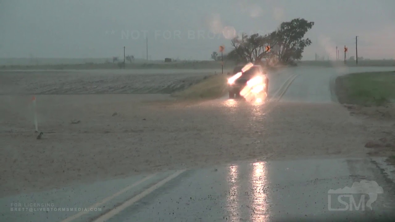 05-15-2020 Goodlett, TX - Downed Powerlines and Major Flooding