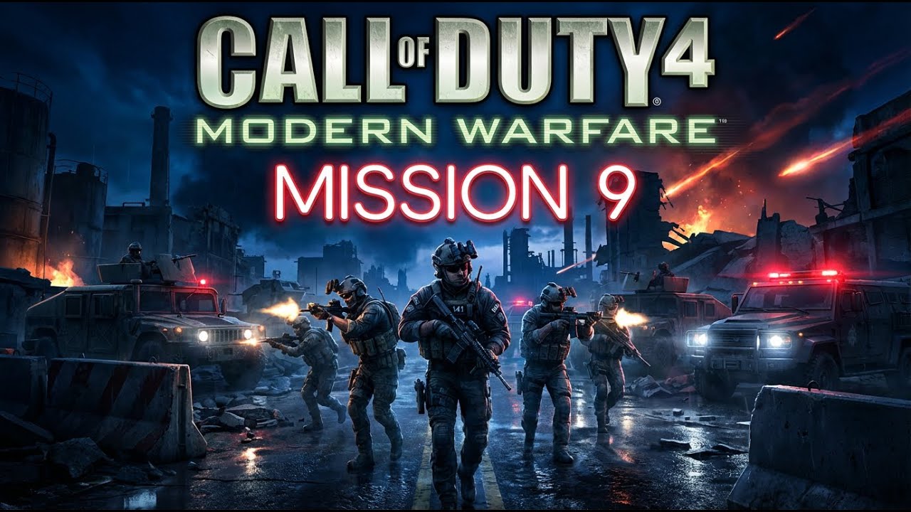 Call of Duty 4 — Mission 9 “Crew Expendable” | Full Gameplay (No Commentary) — HD