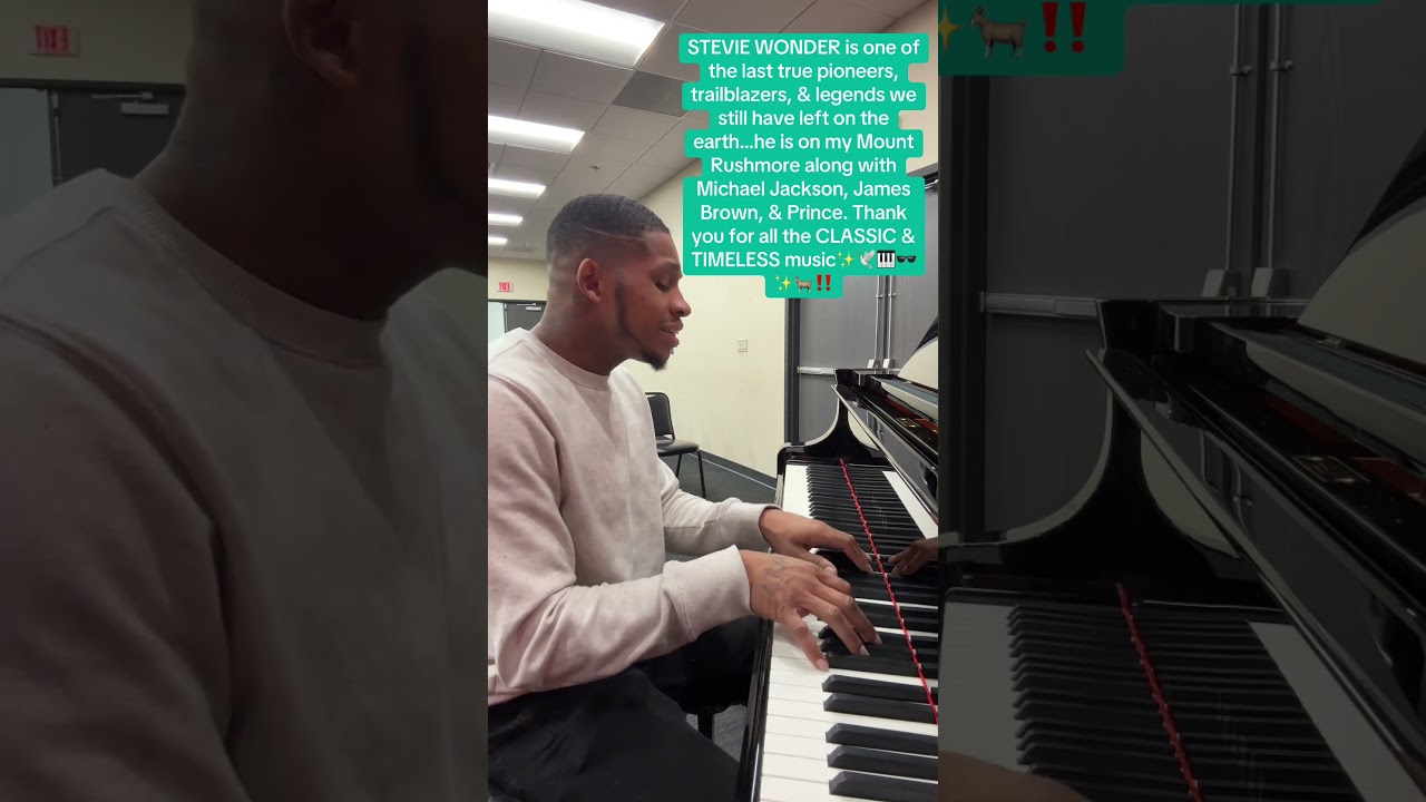 Thank you STEVIE WONDER✨🕊️🕶️🎹🎼‼️ 