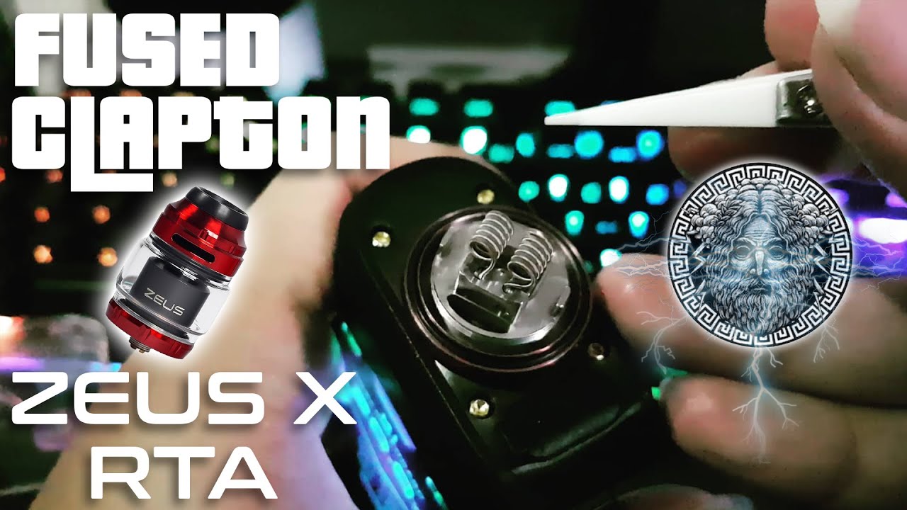 N80 Fused Clapton coil build on Zeus X RTA