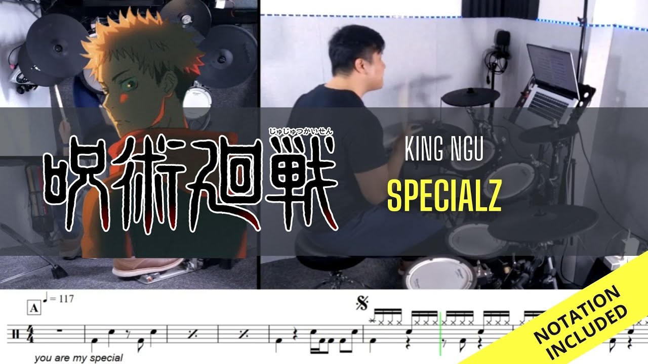 Jujutsu Kaisen OP4| King Ngu| SpecialZ| Drum Cover| Raymond Goh