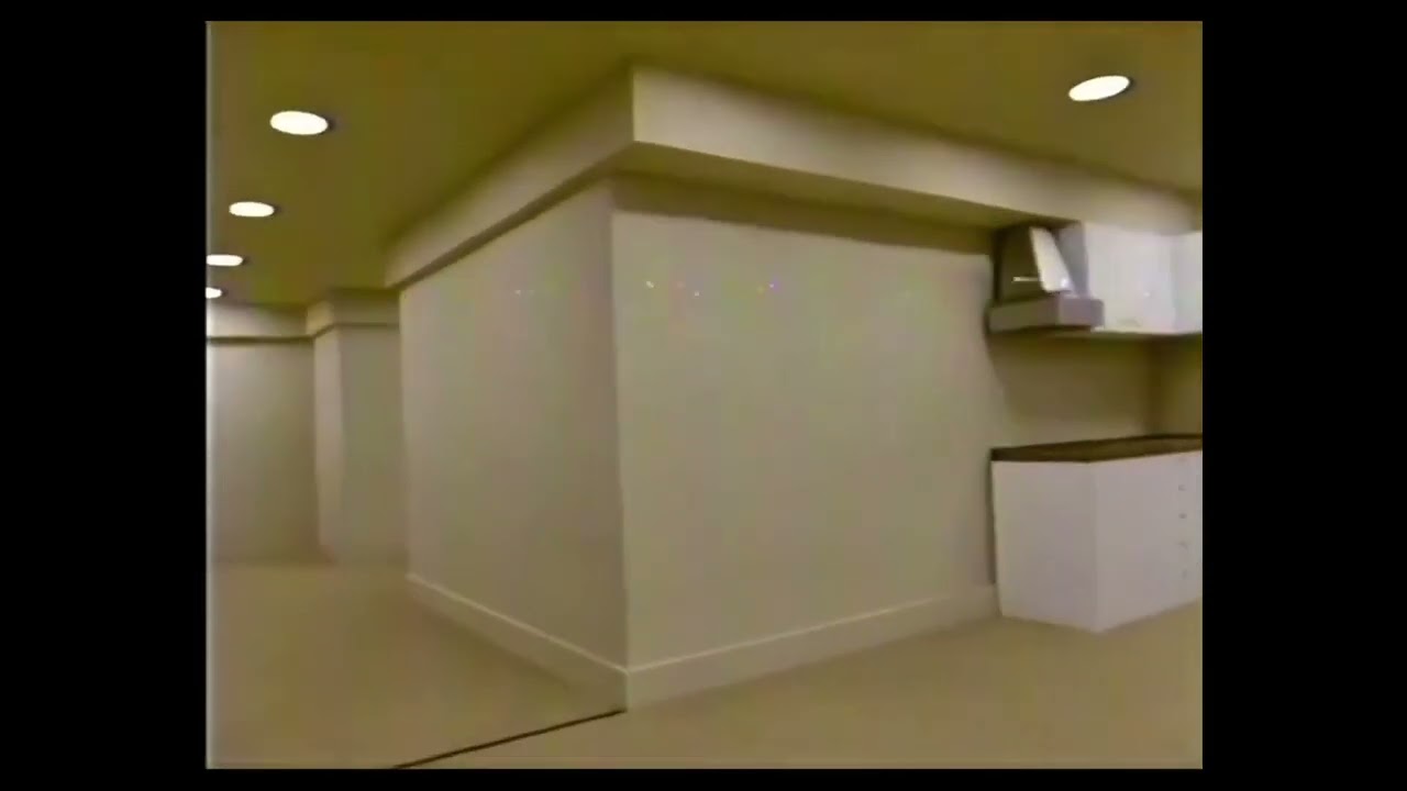Connection or all parts of backrooms fallen, left alone and found 