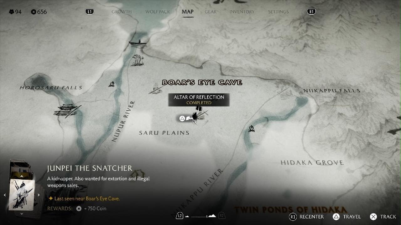 Ghost of Yōtei how to find Junpai the snachter