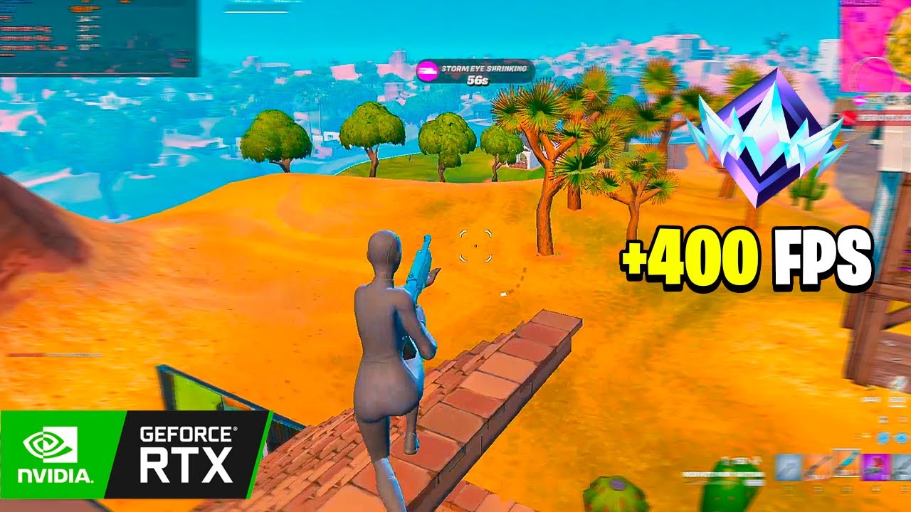 Fortnite RTX 3060 Ti 8GB + Ryzen 7 5800X - 1080p Performance Mode 360 FPS