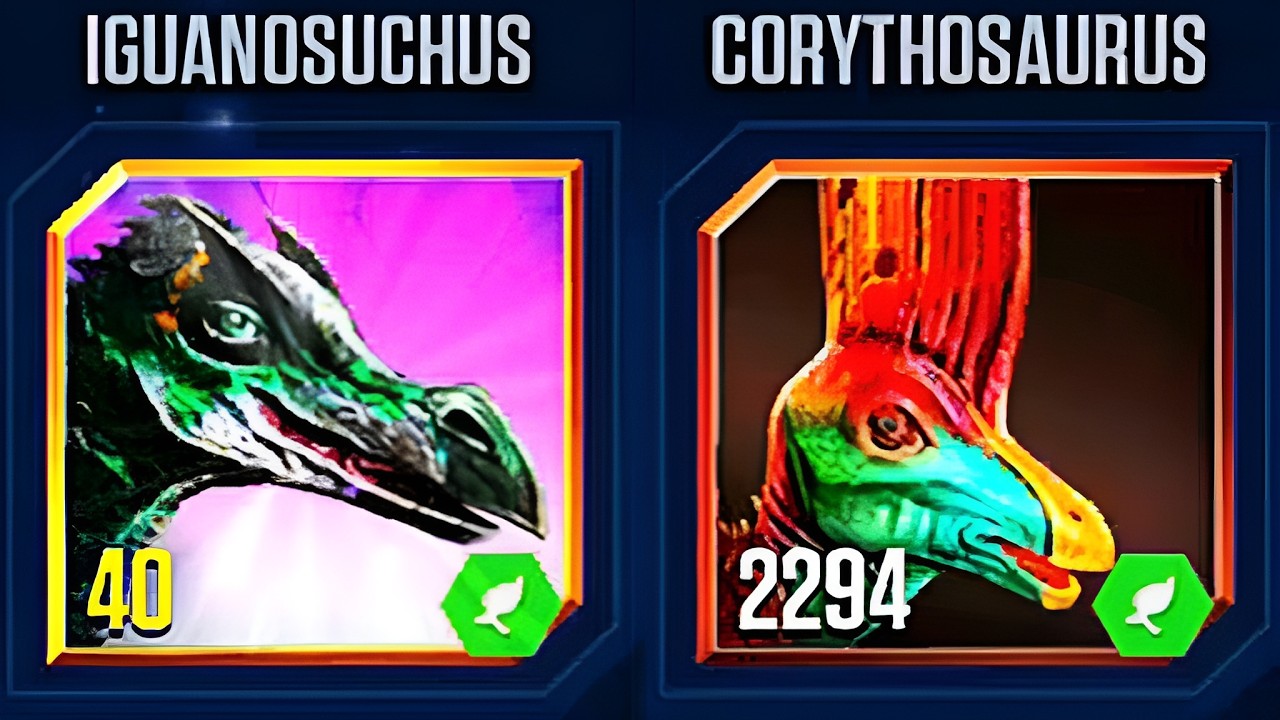 IGUANOSUCHUS VS CORYTHOSAURUS | JURASSIC WORLD THE GAME