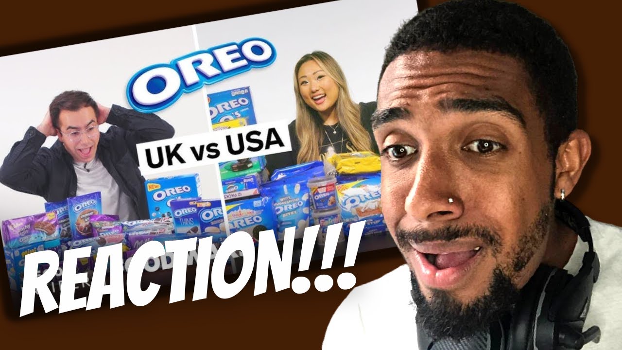 UK VS US FOOD WARS OREO REACTION!!!