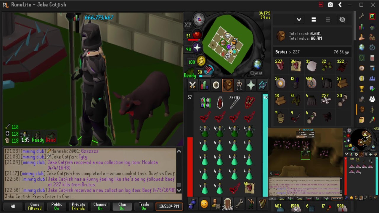 OSRS Stream-My GF Want's Me to Get the Cow Pet