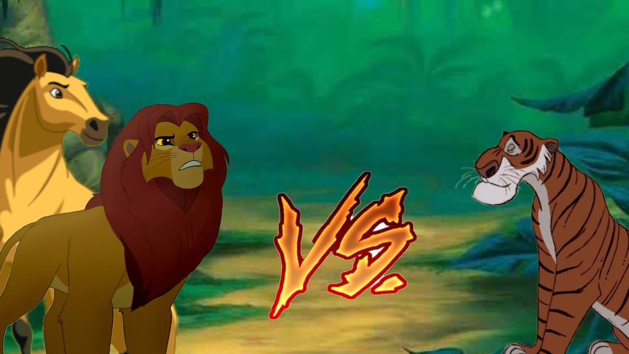 Simba & spirit vs shere khan