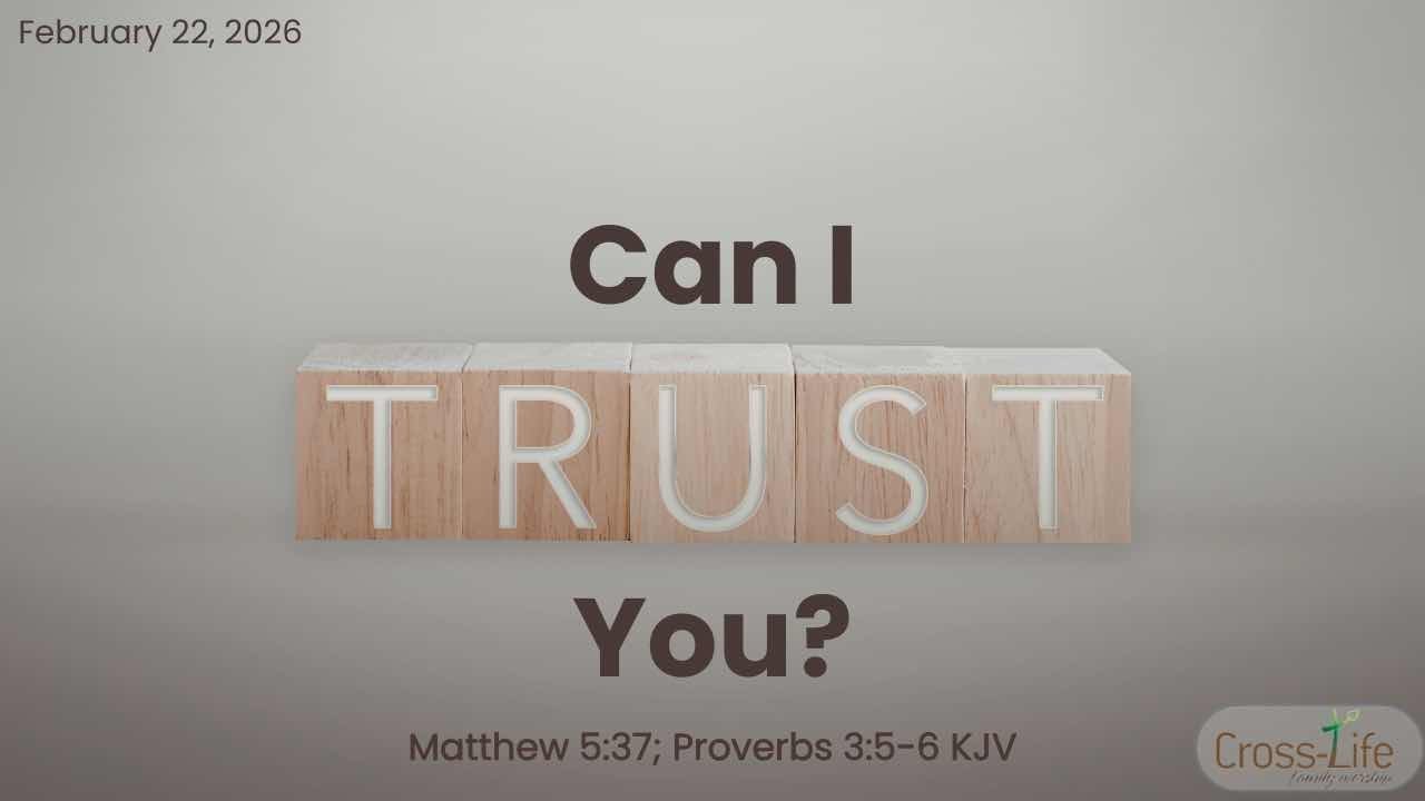Can I Trust You? | Ajay Torres | Cross-Life FW