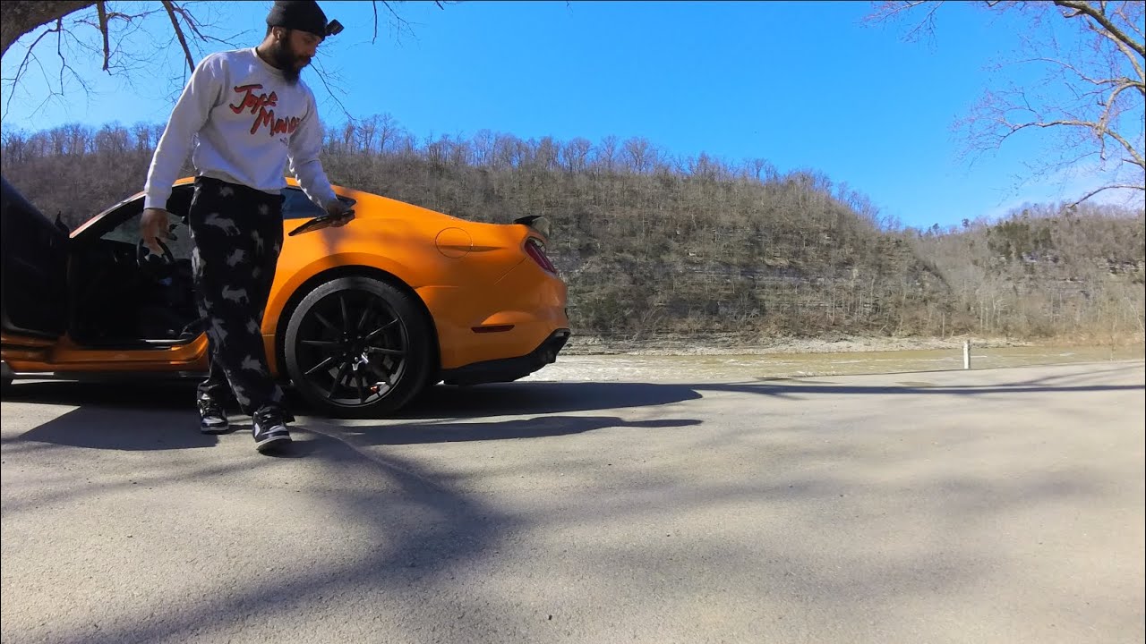 Corsa Extreme Cat-back exhaust On Shelby GT350