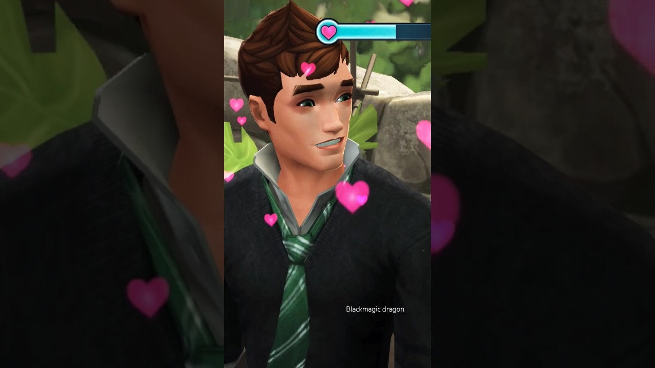 Garden date #hogwarts #youtubeshorts #slytherin #hogwartsmystery #harrypotter #love #date #couple