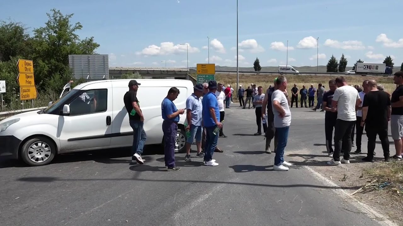 Протестот на земјоделците од Росоман и Градско ставен во мирување