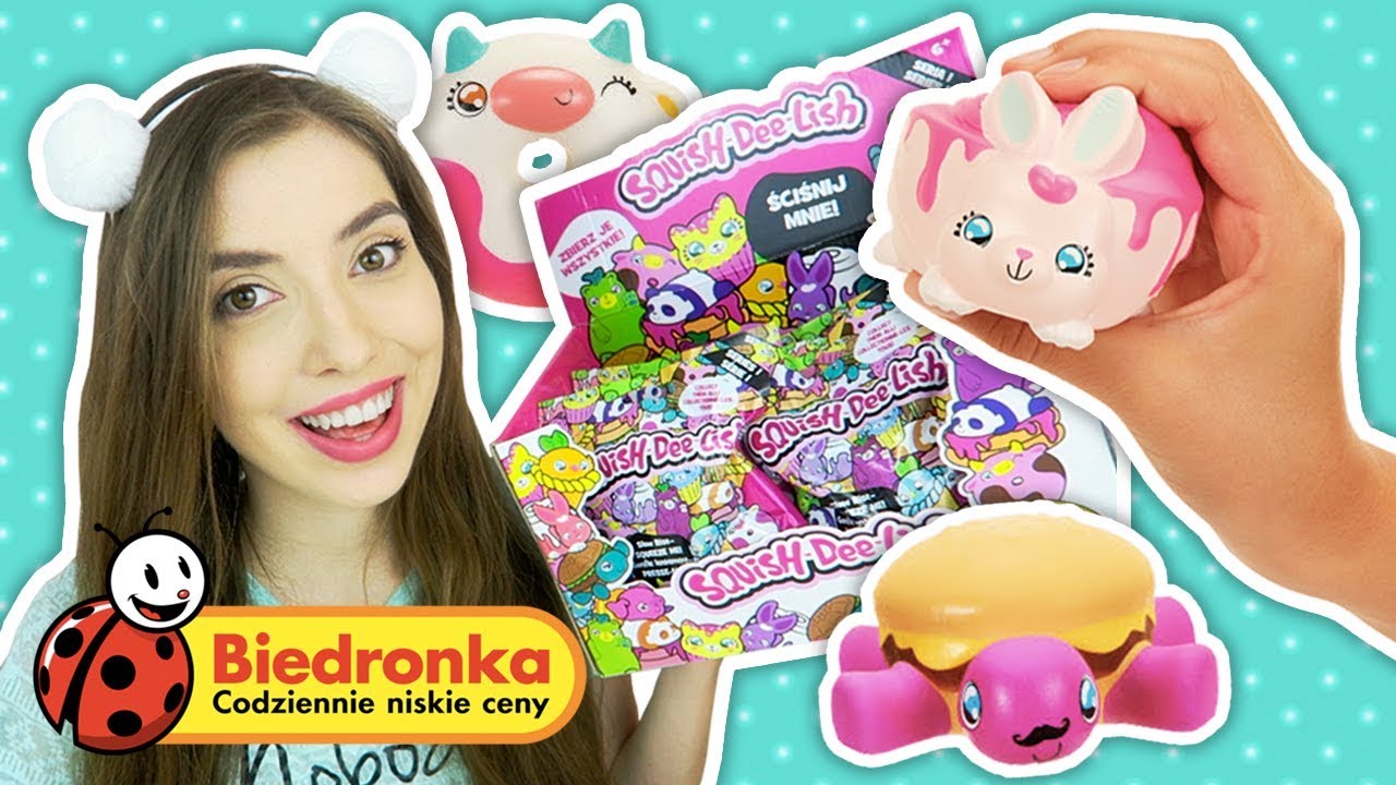 SQUISHY Z BIEDRONKI SQUISH DEE LISH PO POLSKU I GRAMPAULA