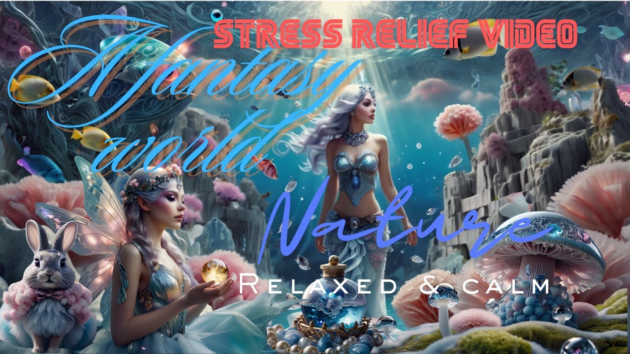 A fantasy world  #fantasyworld #stressreliefvideo #naturesonds  #fantasymusic #fairytales #angel
