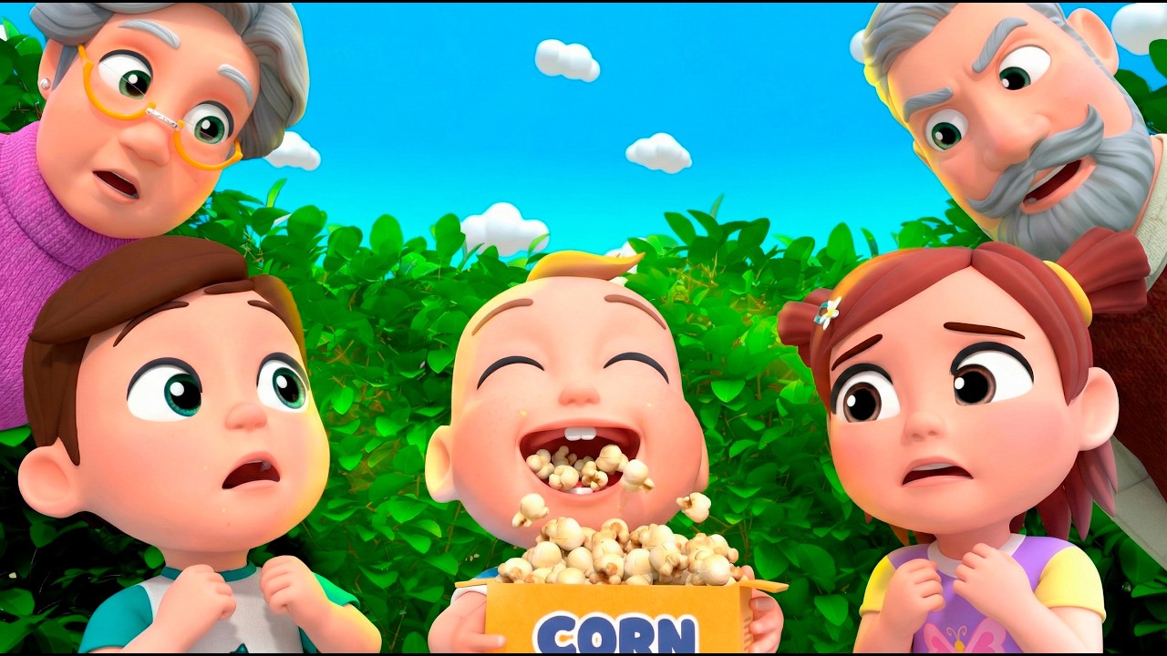 Grandpa vs Kids! Johny Johny Yes Papa Song | Almama - Baby Academy & Nursery Rhymes