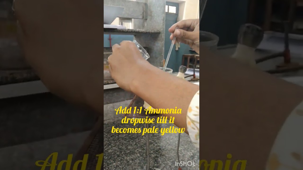 Gravimetric Estimation of Calcium as Calcium Oxide #chemistry #experiment