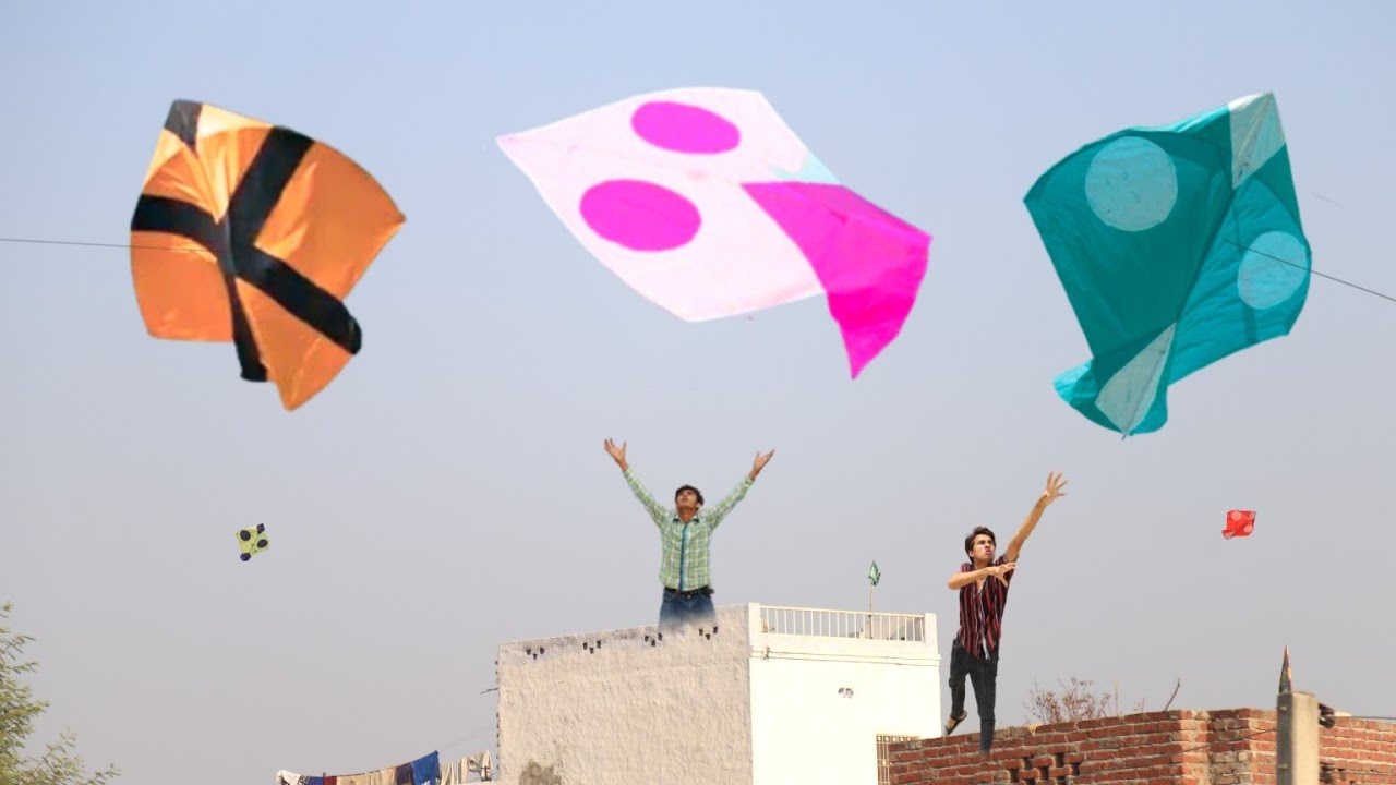 Big Kite Vs Kite Challenge Nasir | School Winter Holidays