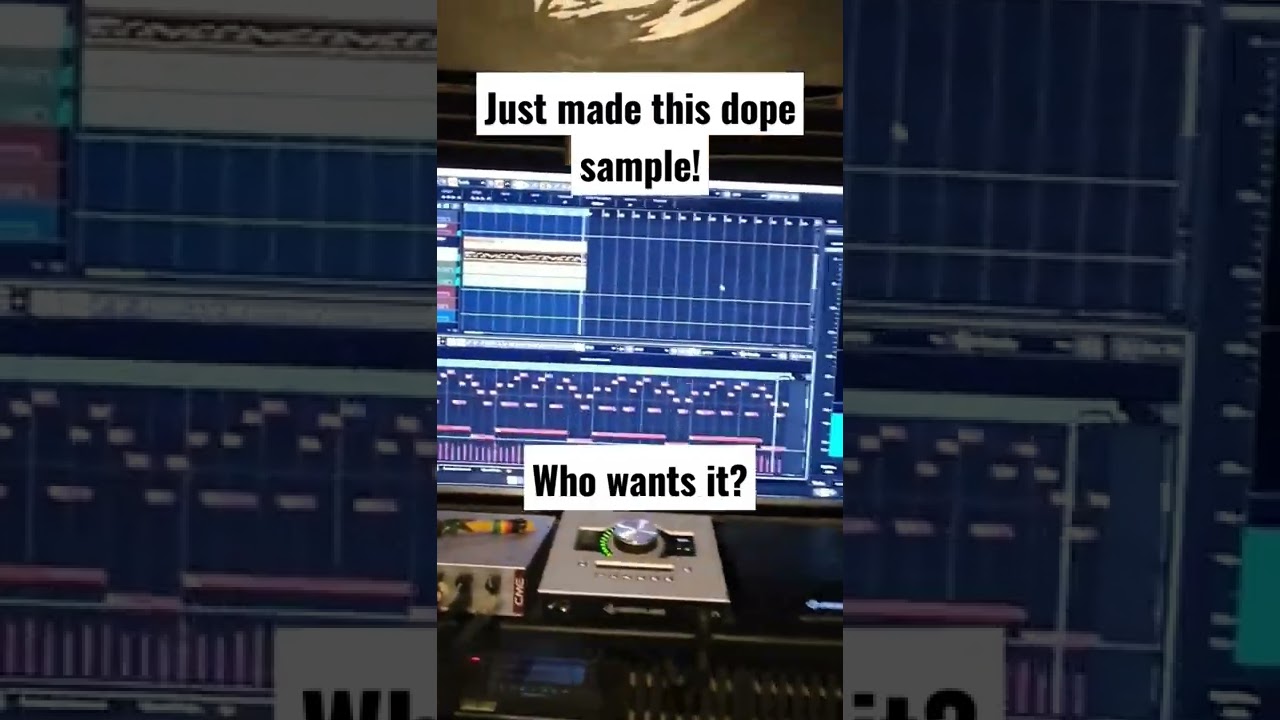 Who wants this dope sample I just made 🔥 #sample #drillsample #ukdrill #musicproducer #beatmaker