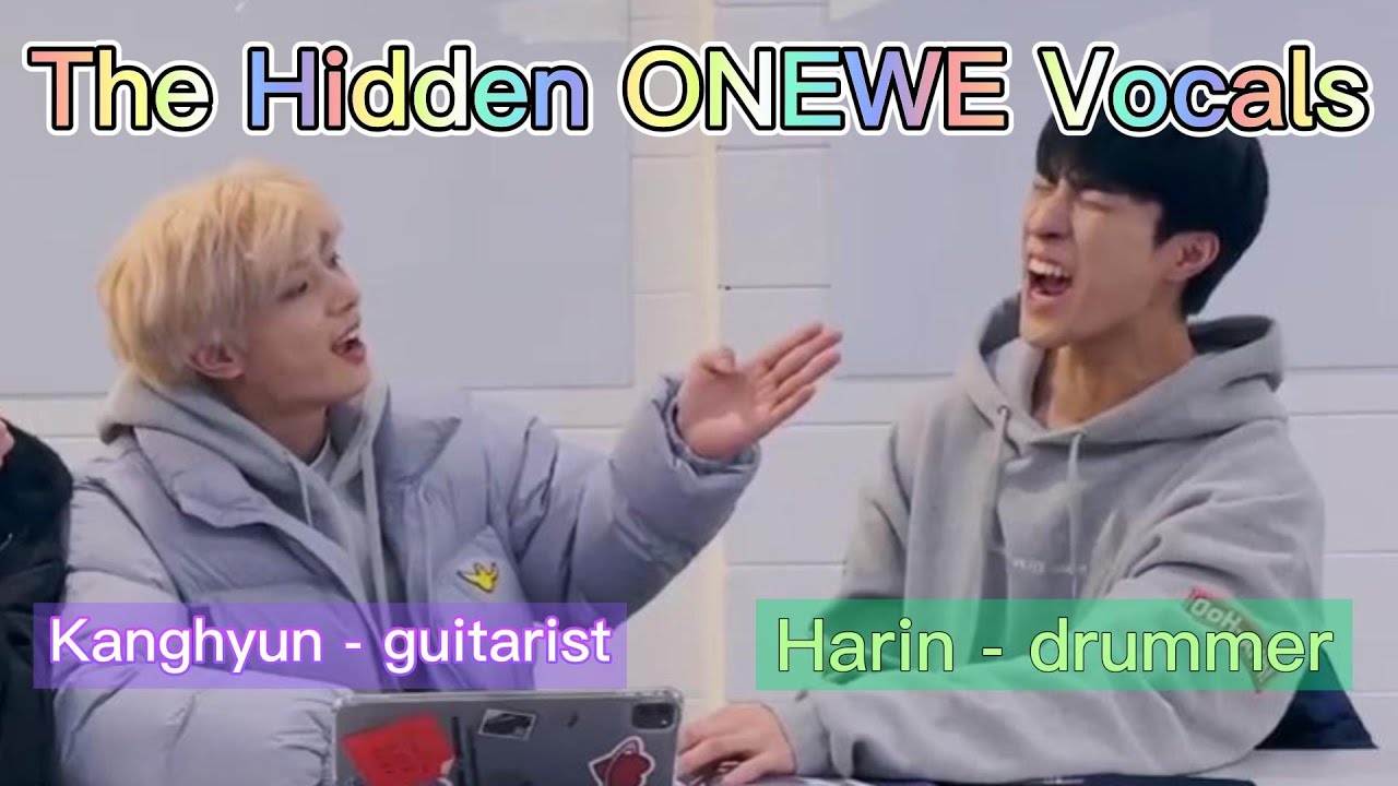[ONEWE/ENG] Kanghyun & Harin trying to sing Universe_