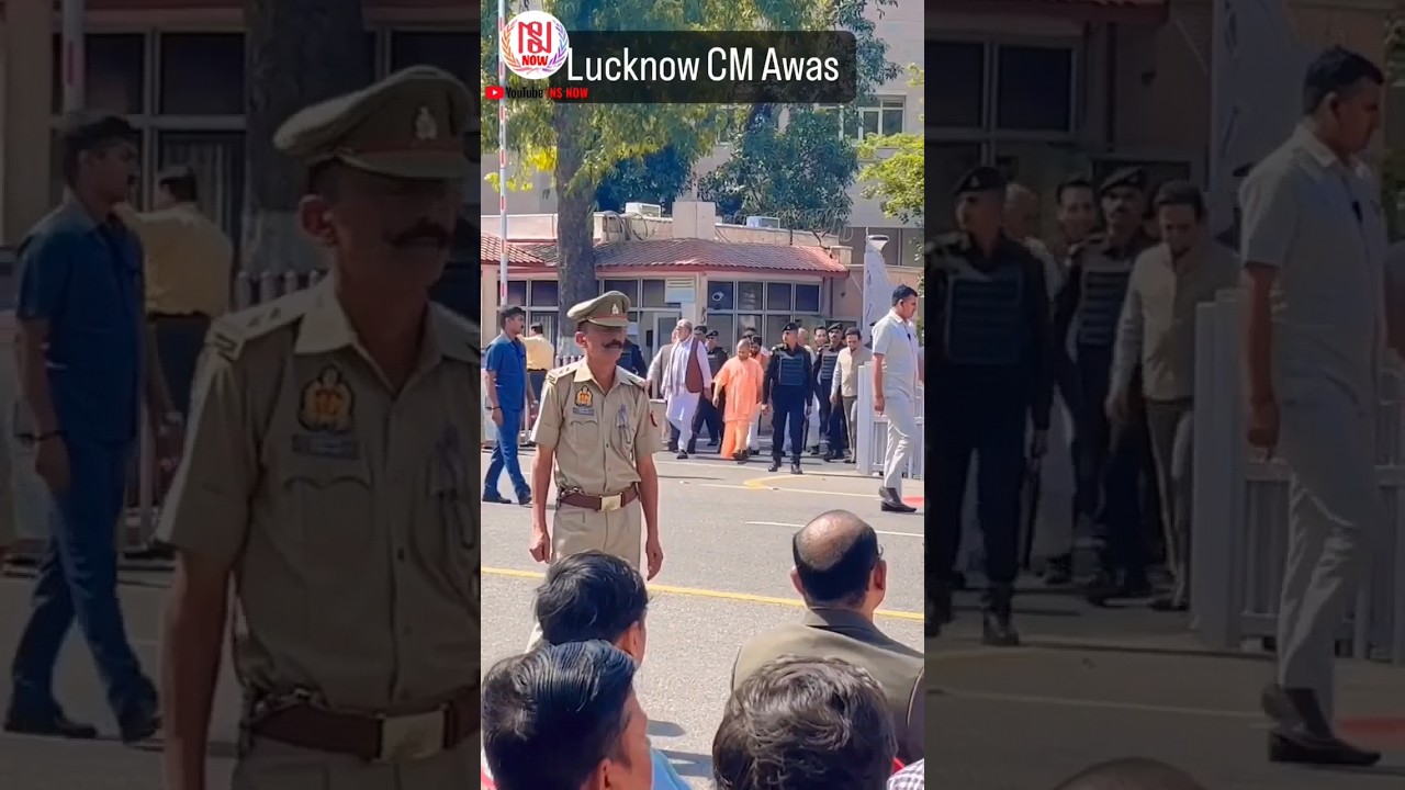 CM Yogi Royal Entry #yogiadityanath #explore #shorts