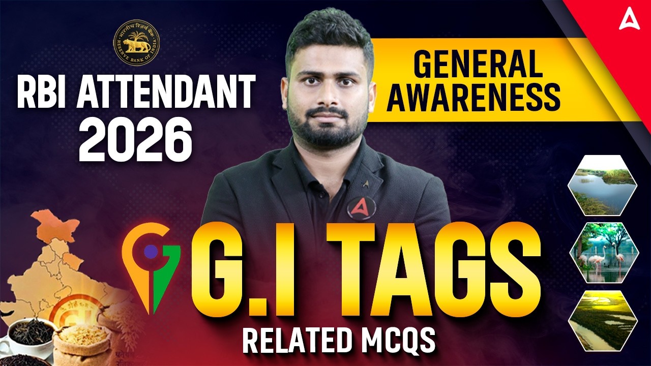 RBI Assistant 2026 | General Awareness | G.I Tags Related MCQs | By Vaibhav Sir