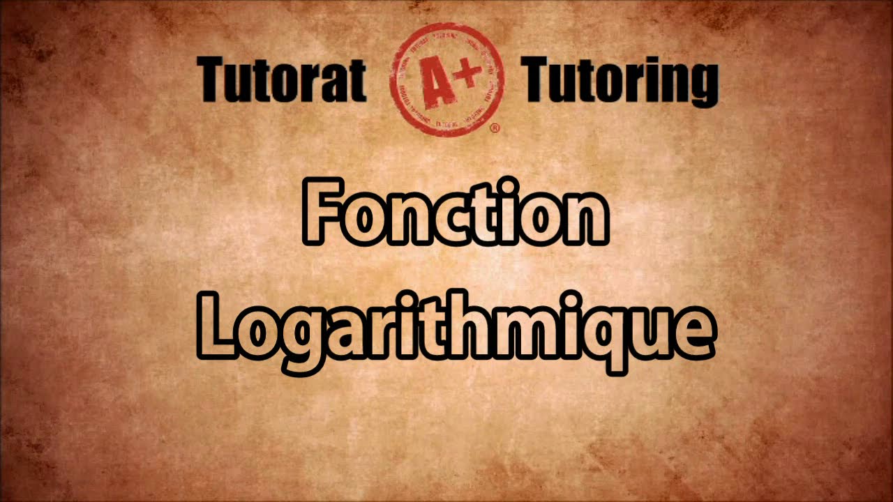 Fonction Logarithmique - Secondaire 5 SN au Québec 