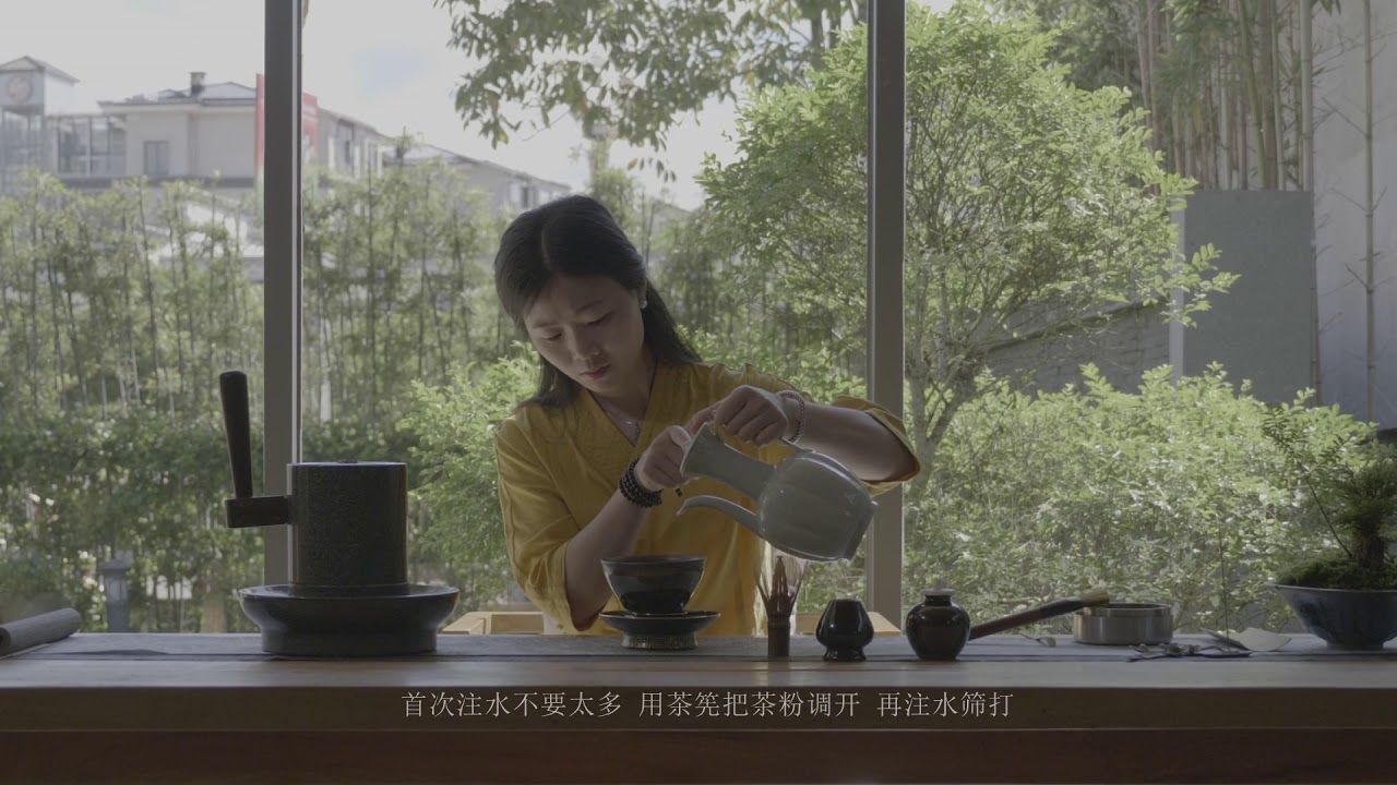 又白又细的点茶，你一定想知道她是怎么做到的