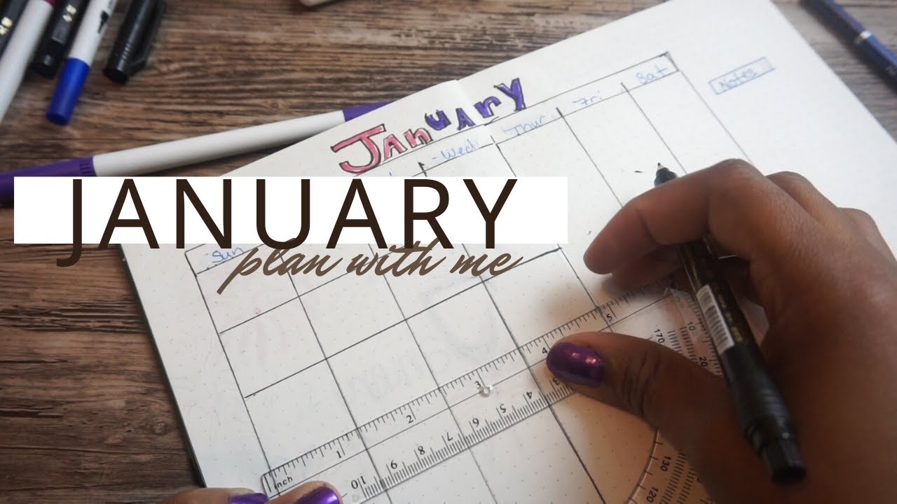 January Bullet Journal Set up 2020 #bujosetup #januarybulletjournal #Bulletjournalspread #planwithme