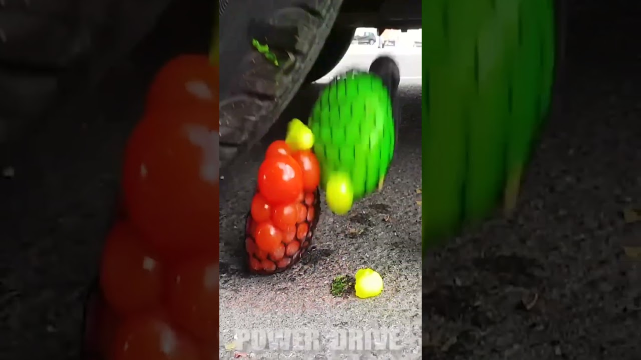 Car vs Stress Balls