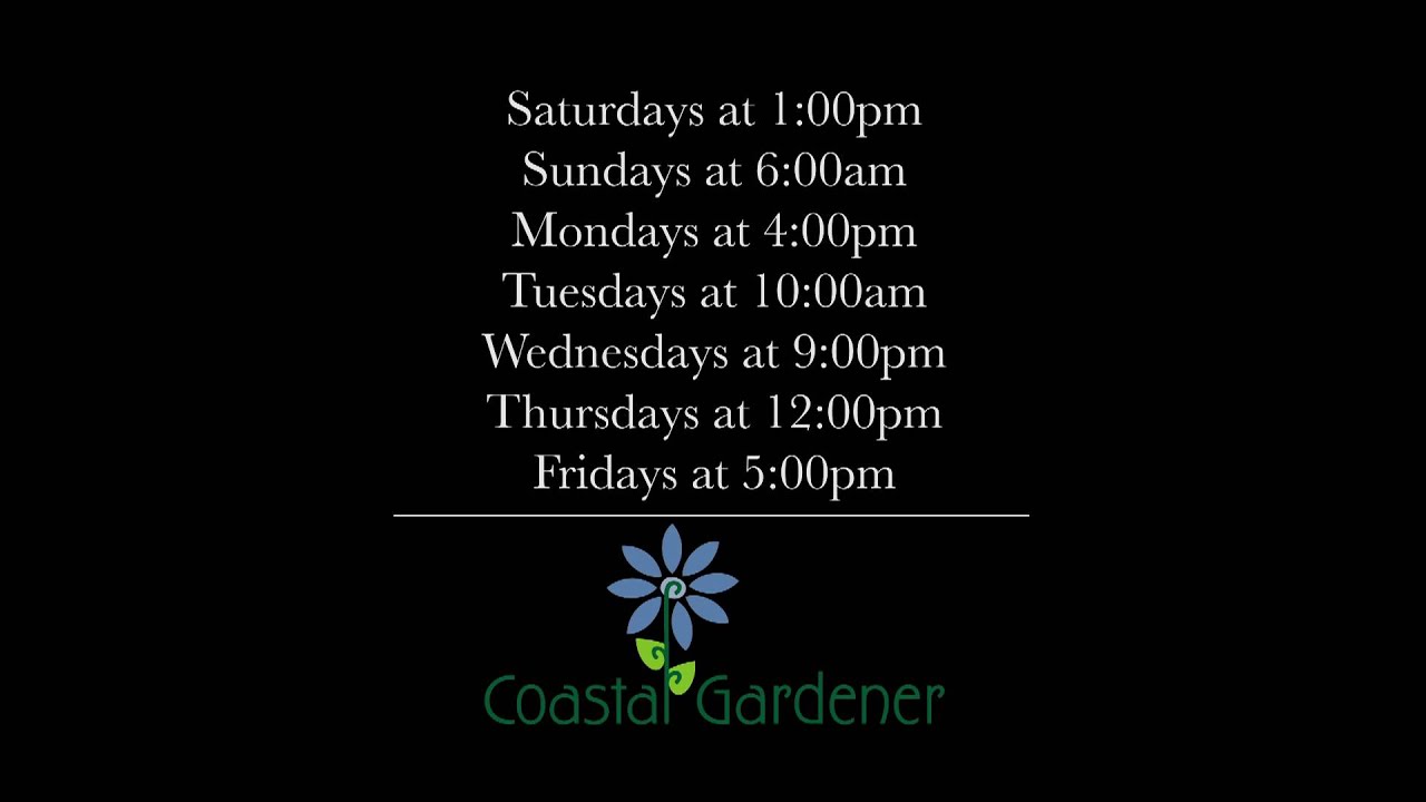 Coastal Gardener promo