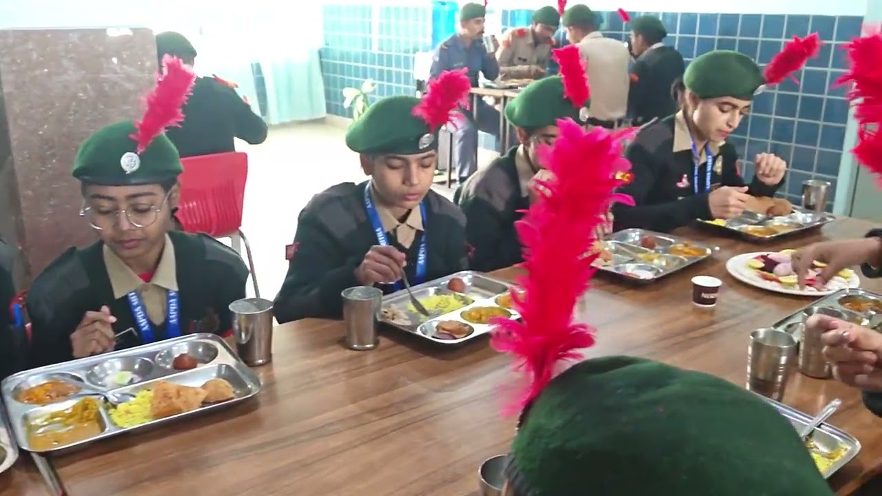 Cadets Ka Lunch Time #ncctraining #army #lifeisbutadream #school #activity #schoollife 