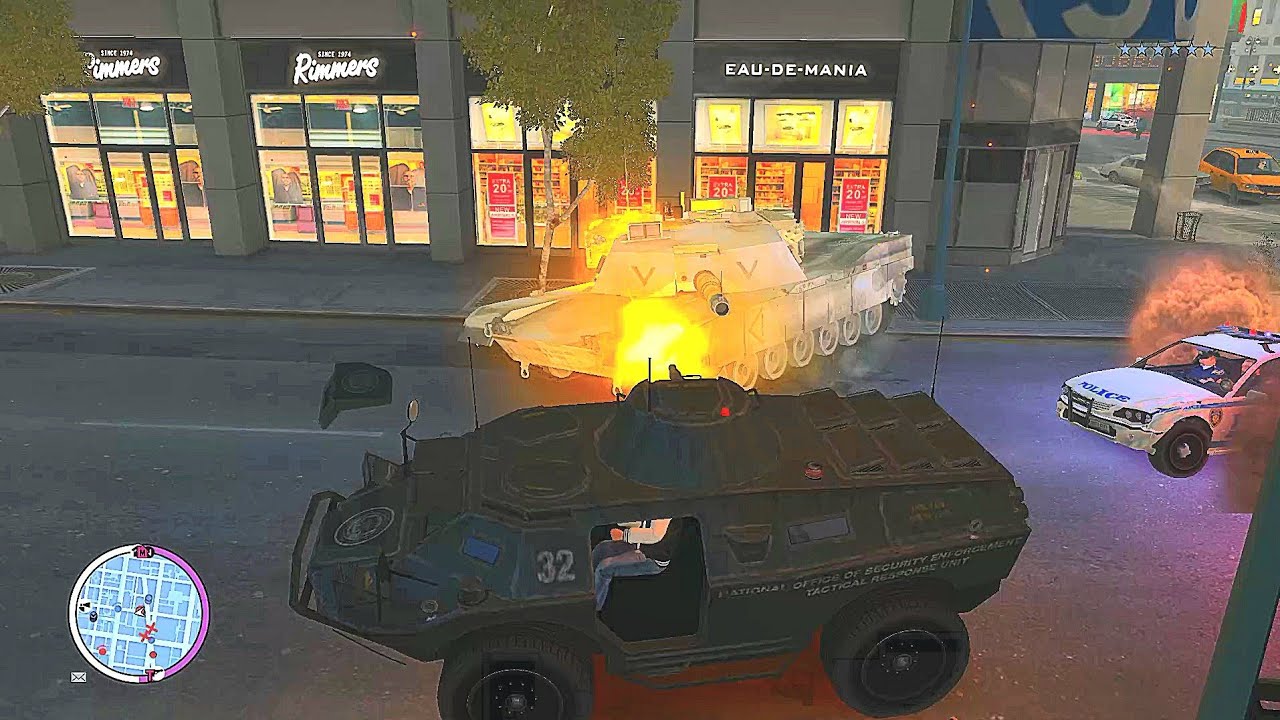 GTA 4 TBOGT: Epic APC Tank Rampage & 6-Star Police Chase Escape with Luis! 🚨🔥 - # 6