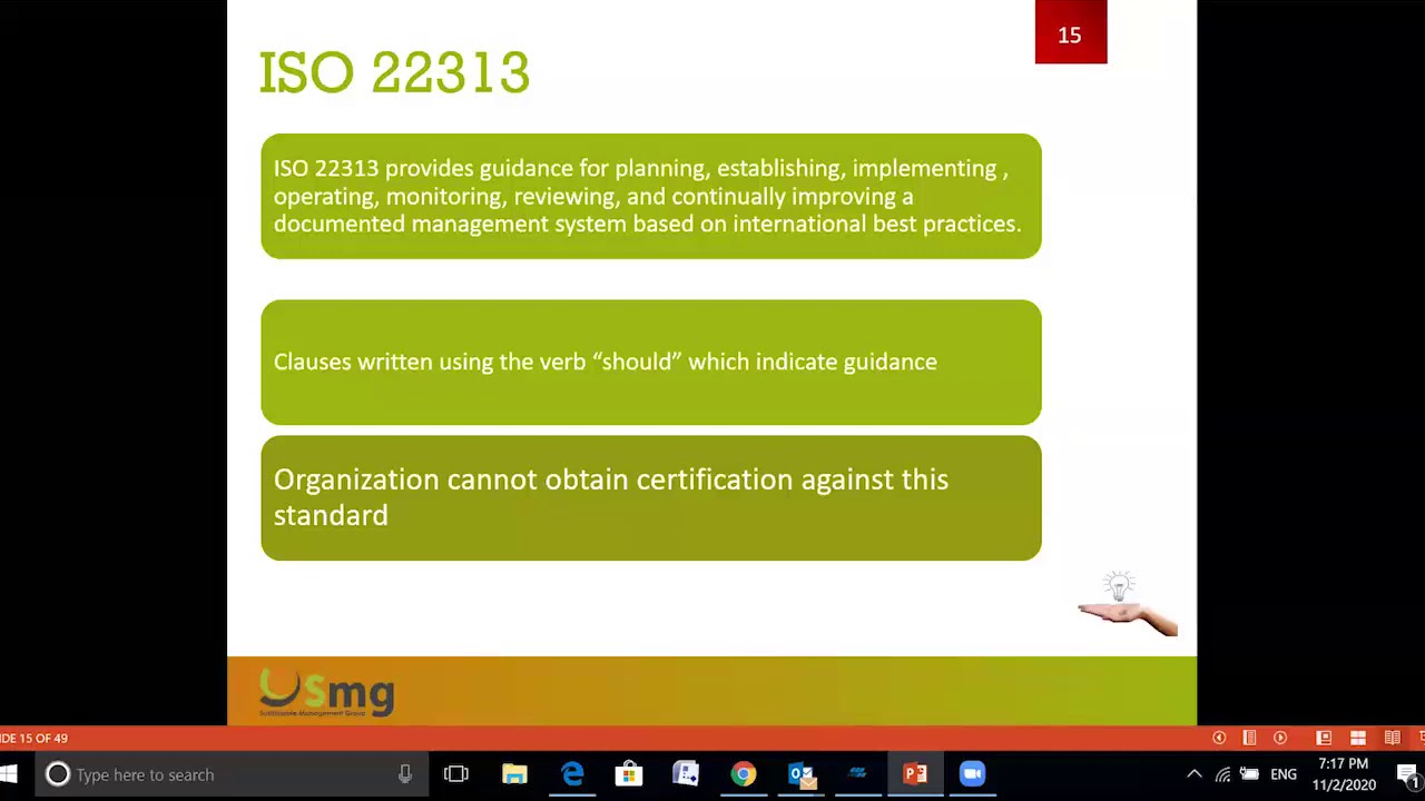 ISO 22301:2019 Business Continuity Management System