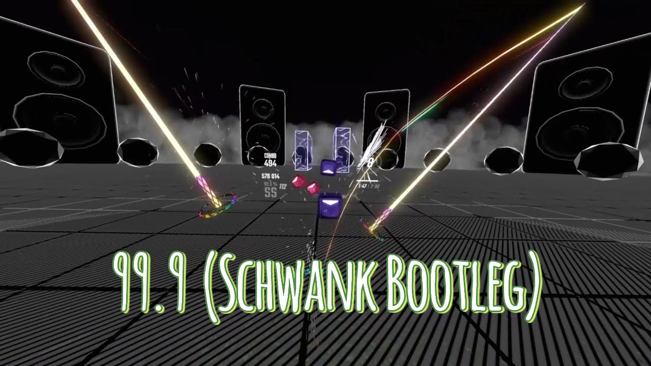 Small jumps. Big consequences. 👀99.9 (Schwank Bootleg) on a Beat Saber  6.9⭐ map.