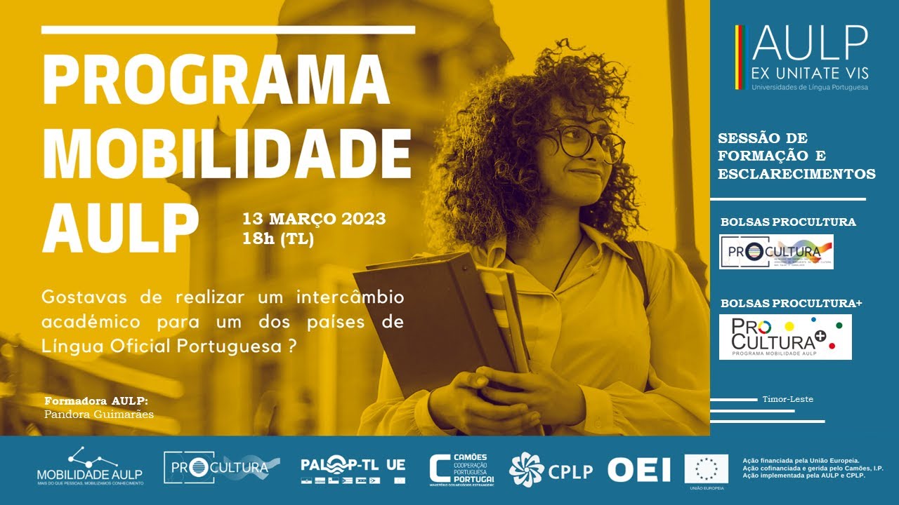 Formação 10.03.2023: Bolsas AULP-PROCULTURA e ProCultura+