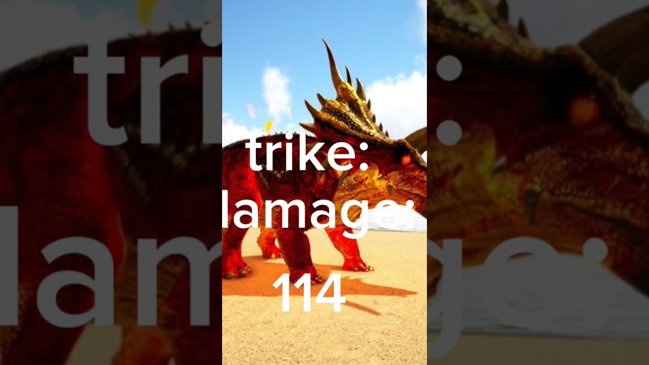 ark dinos melee damage