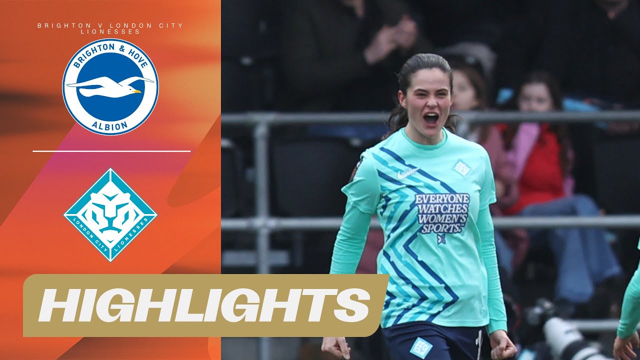 Three Goals In First Half! | Brighton v London City Lionesses | Barclays WSL 25/26