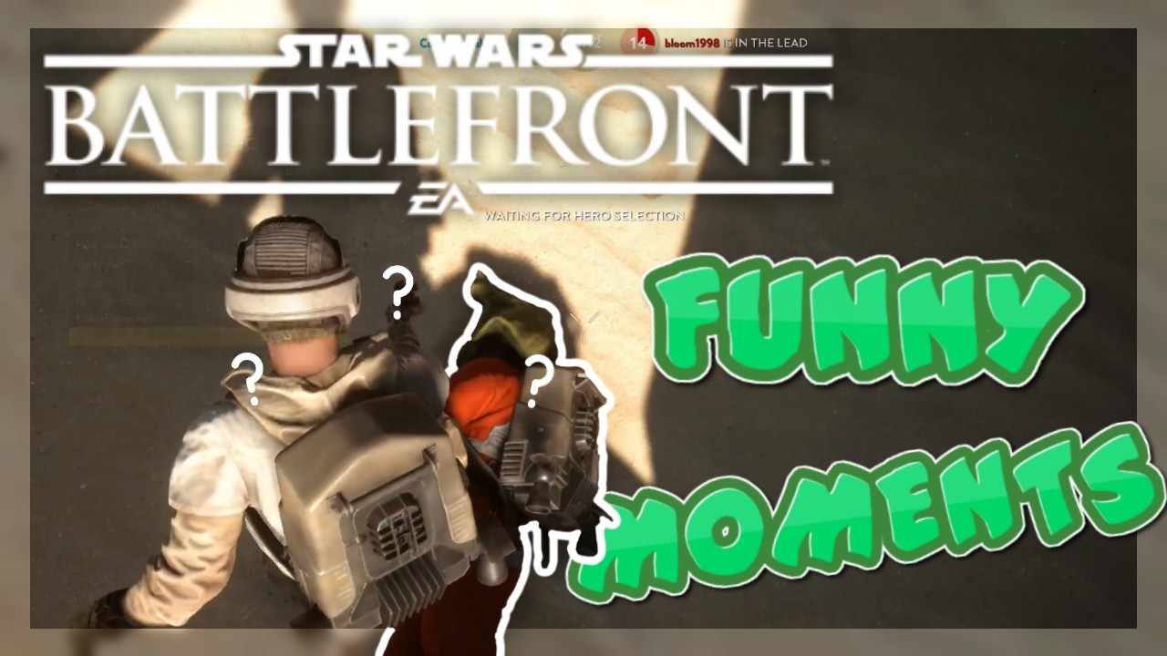STAR WARS BATTLEFRONT FUNNY MOMENTS and achievements