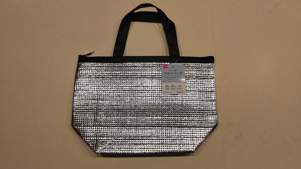 Daiso Aluminum Bag Tote Bag Type