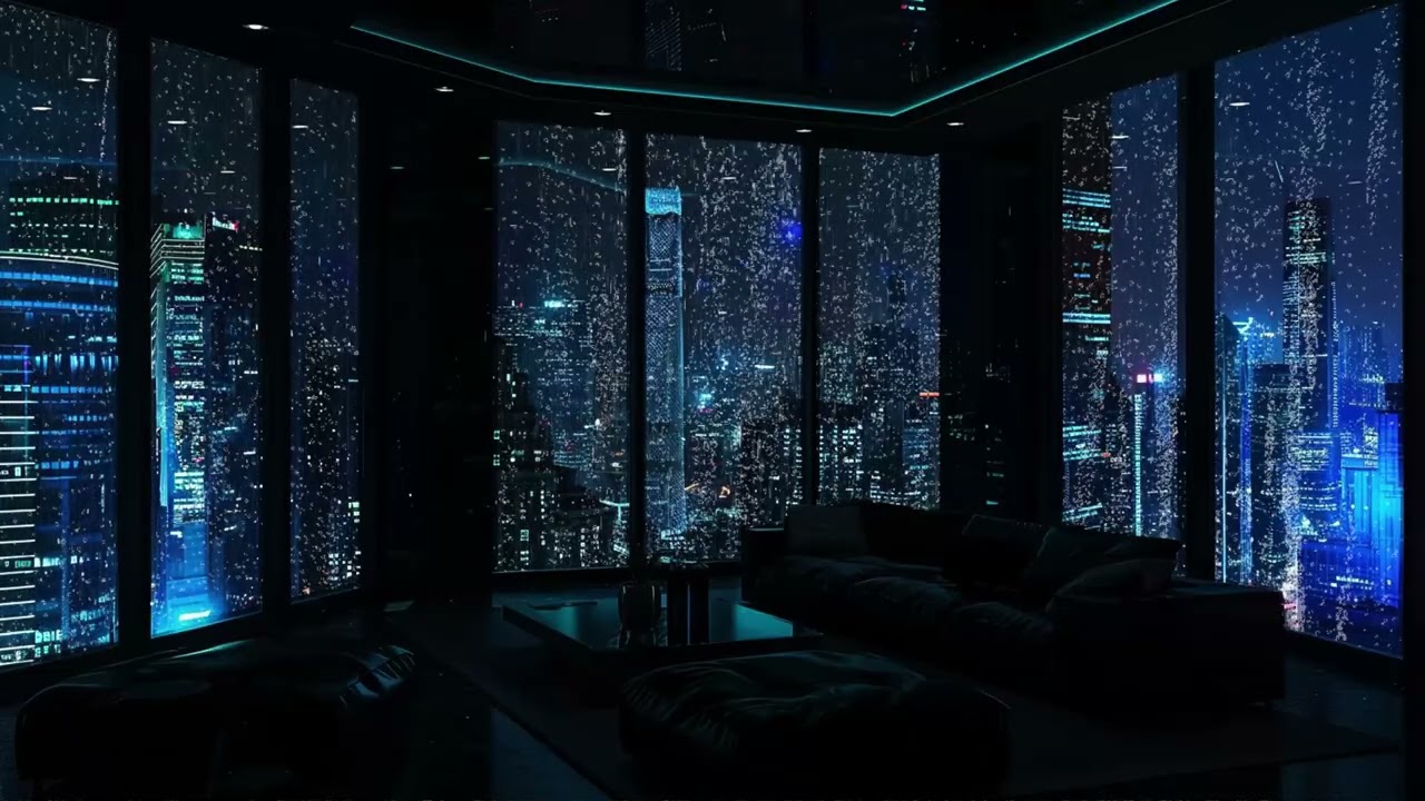 Calm Rainy Night Ambience | Deep Sleep Therapy for Stress Relief and Mental Clarity